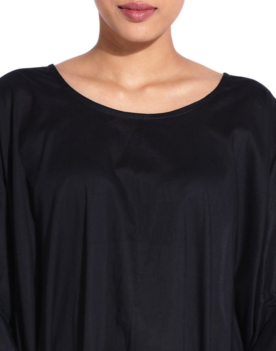 Black Bat Wing Kaftan