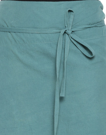 Bluecorn Asymmetric Wrap Skirt