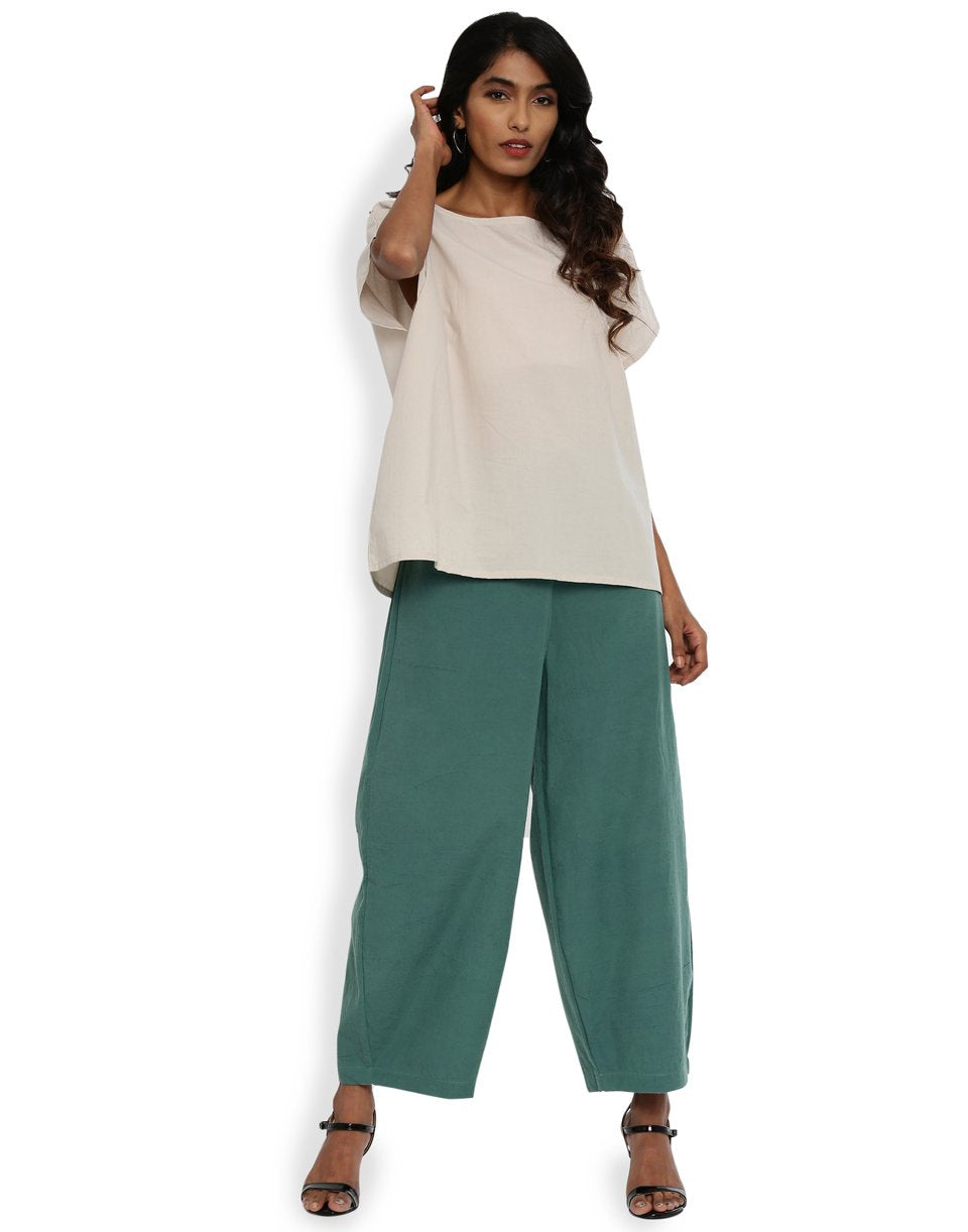 Slate Blue Cocoon Pant