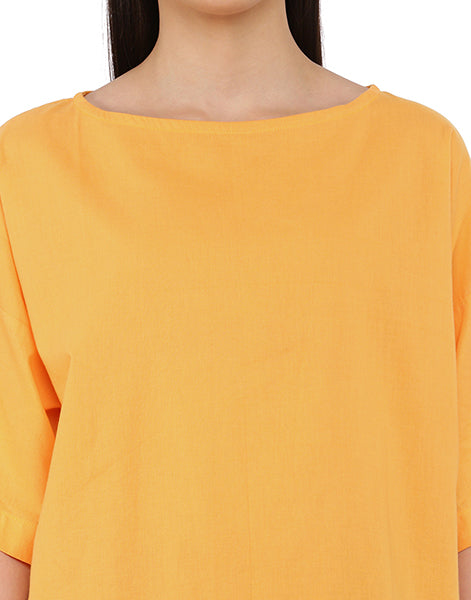 Tangerine Square Sleeve Kaftan