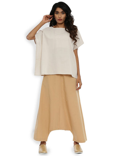 Beige Zouave Pant