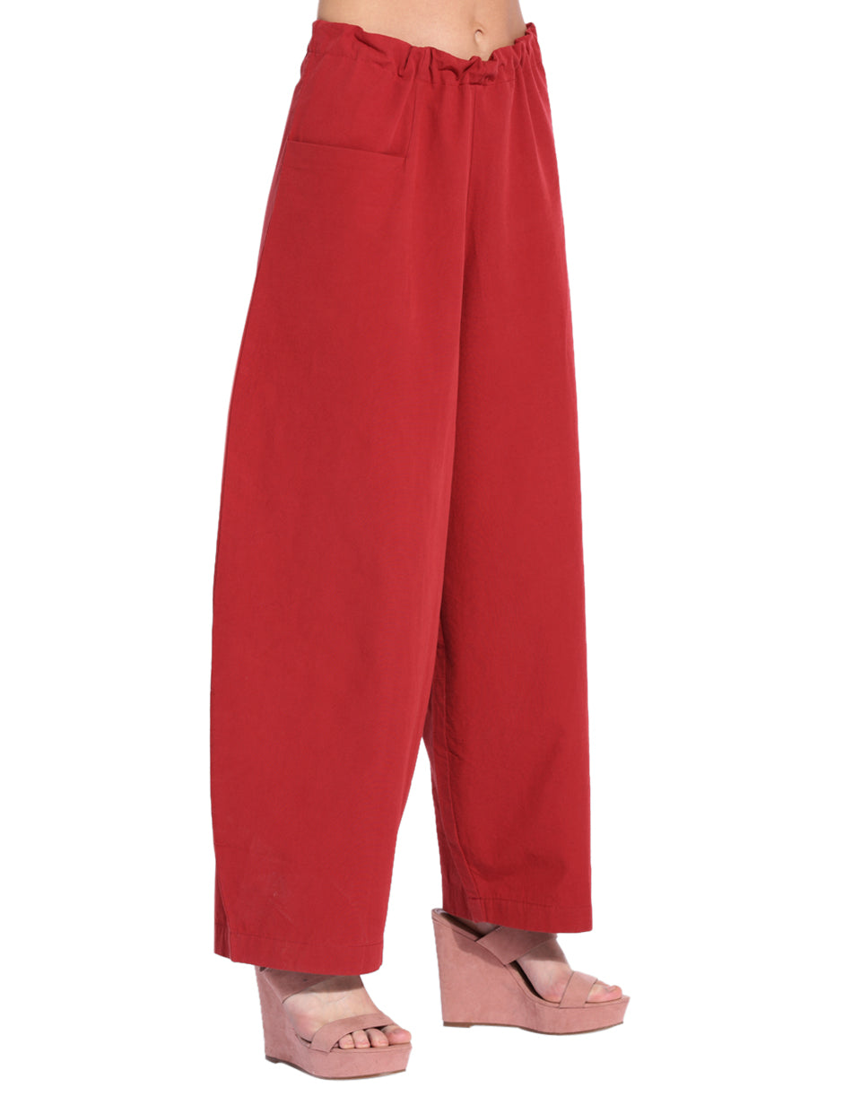 Maroon Cocoon Pant