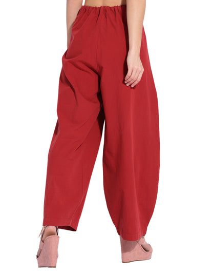 Maroon Cocoon Pant