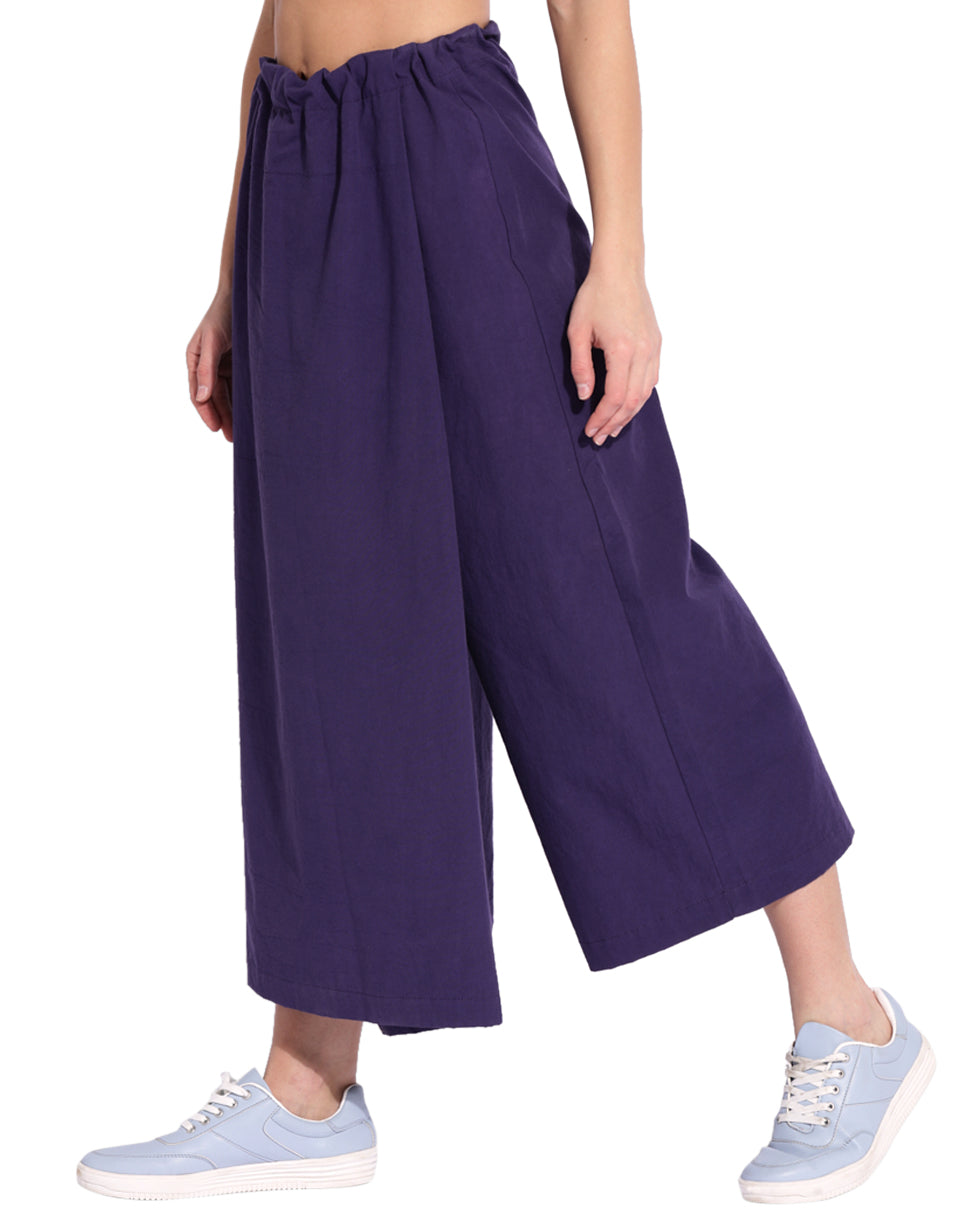 Purple Wrap Over Pant