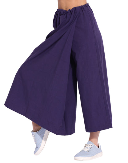 Purple Wrap Over Pant