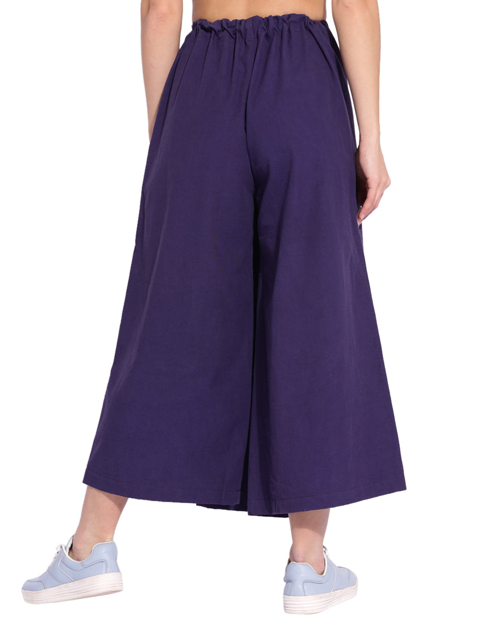 Purple Wrap Over Pant