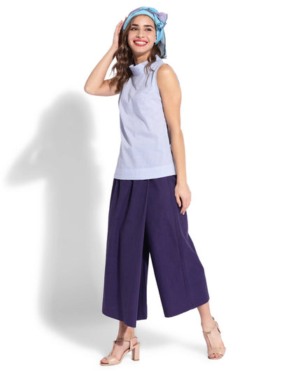 Purple Wrap Over Pant