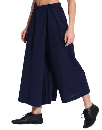 Navy Blue Wrap Over Pant