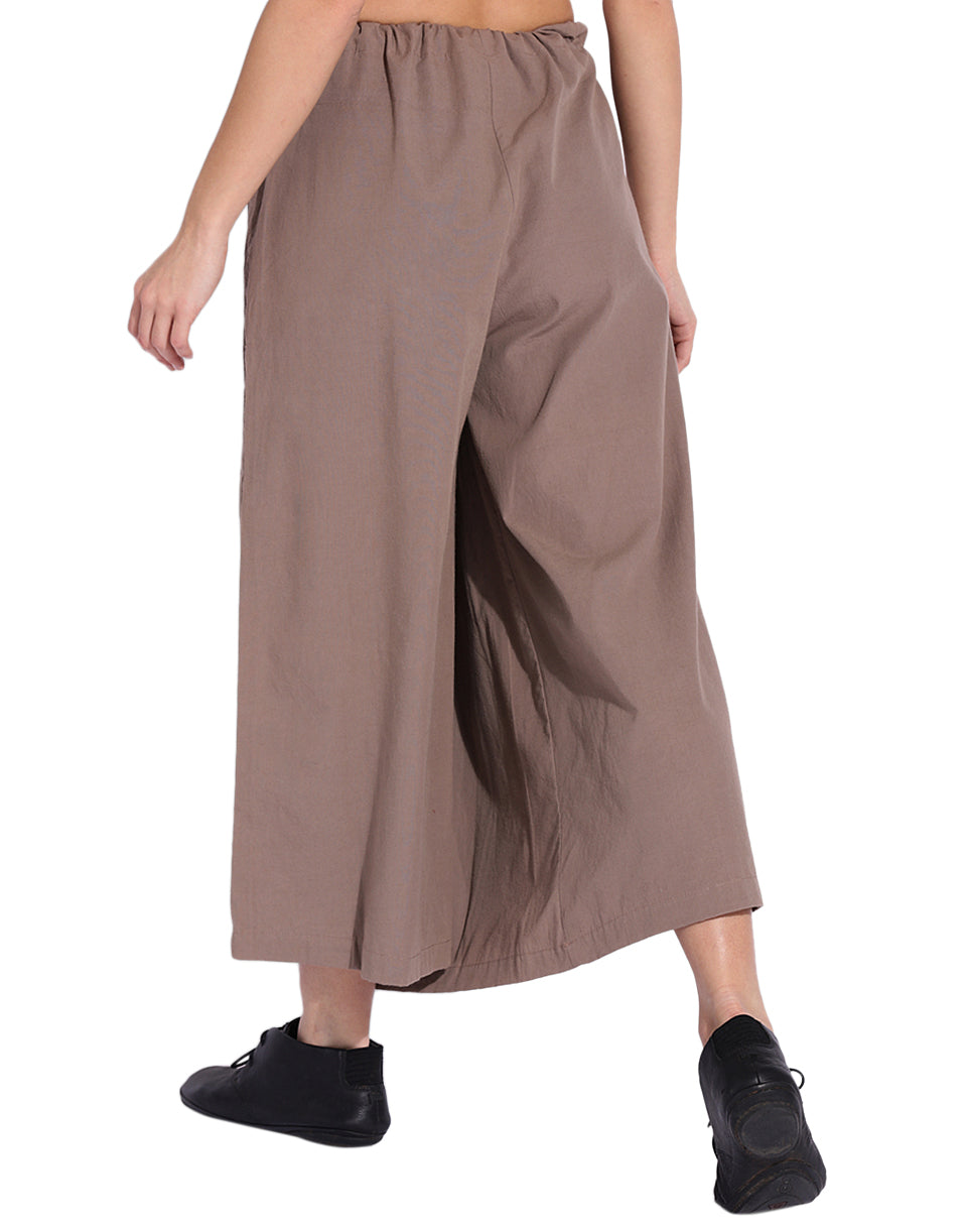 Brown Wrap Over Pant