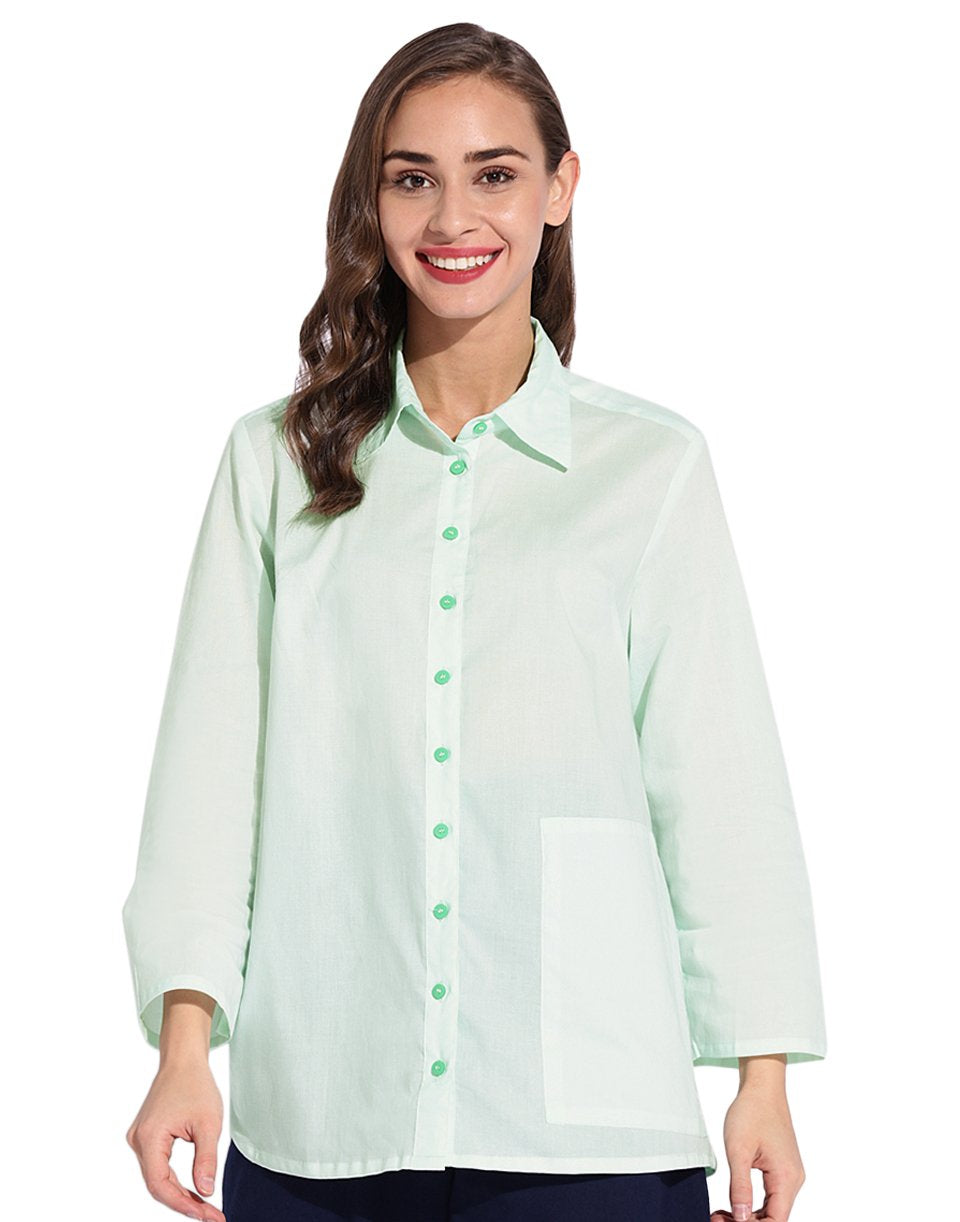 Pista Green Safari Shirt