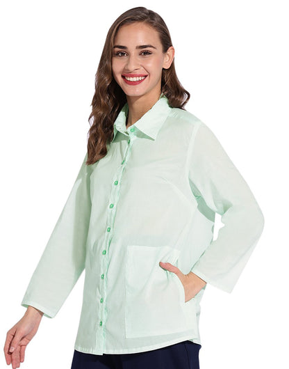 Pista Green Safari Shirt