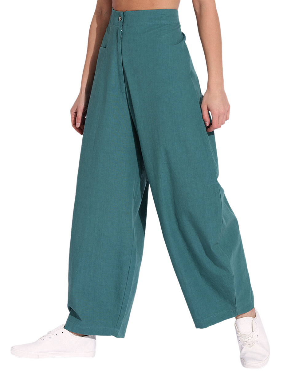 Slate blue Fitted Cocoon Pant