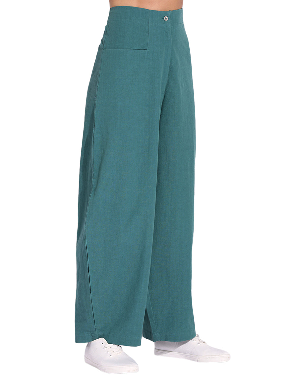 Slate blue Fitted Cocoon Pant