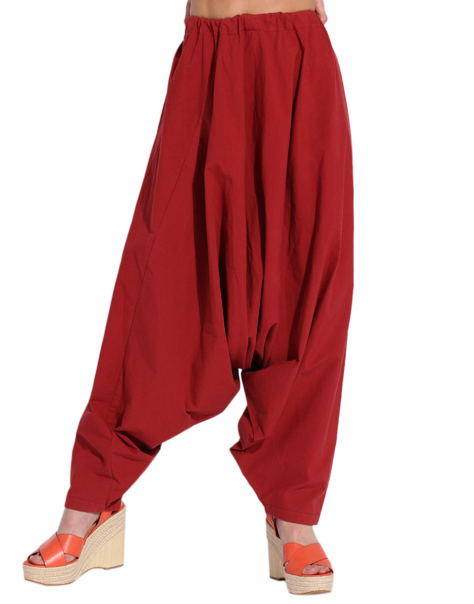 Maroon Afghan Pant