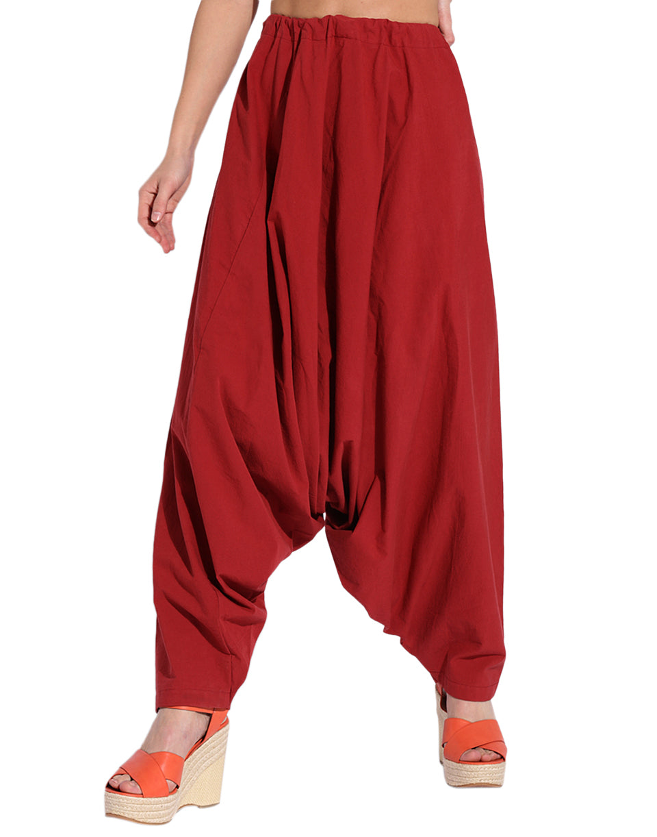 Maroon Afghan Pant