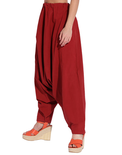 Maroon Afghan Pant