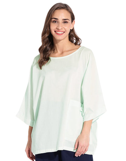 Pista Green Bat Wing Kaftan