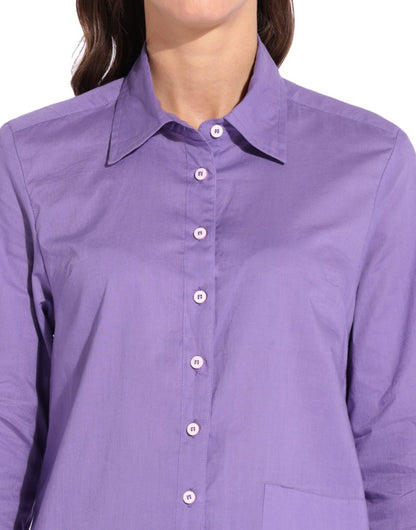 Violet Safari Shirt