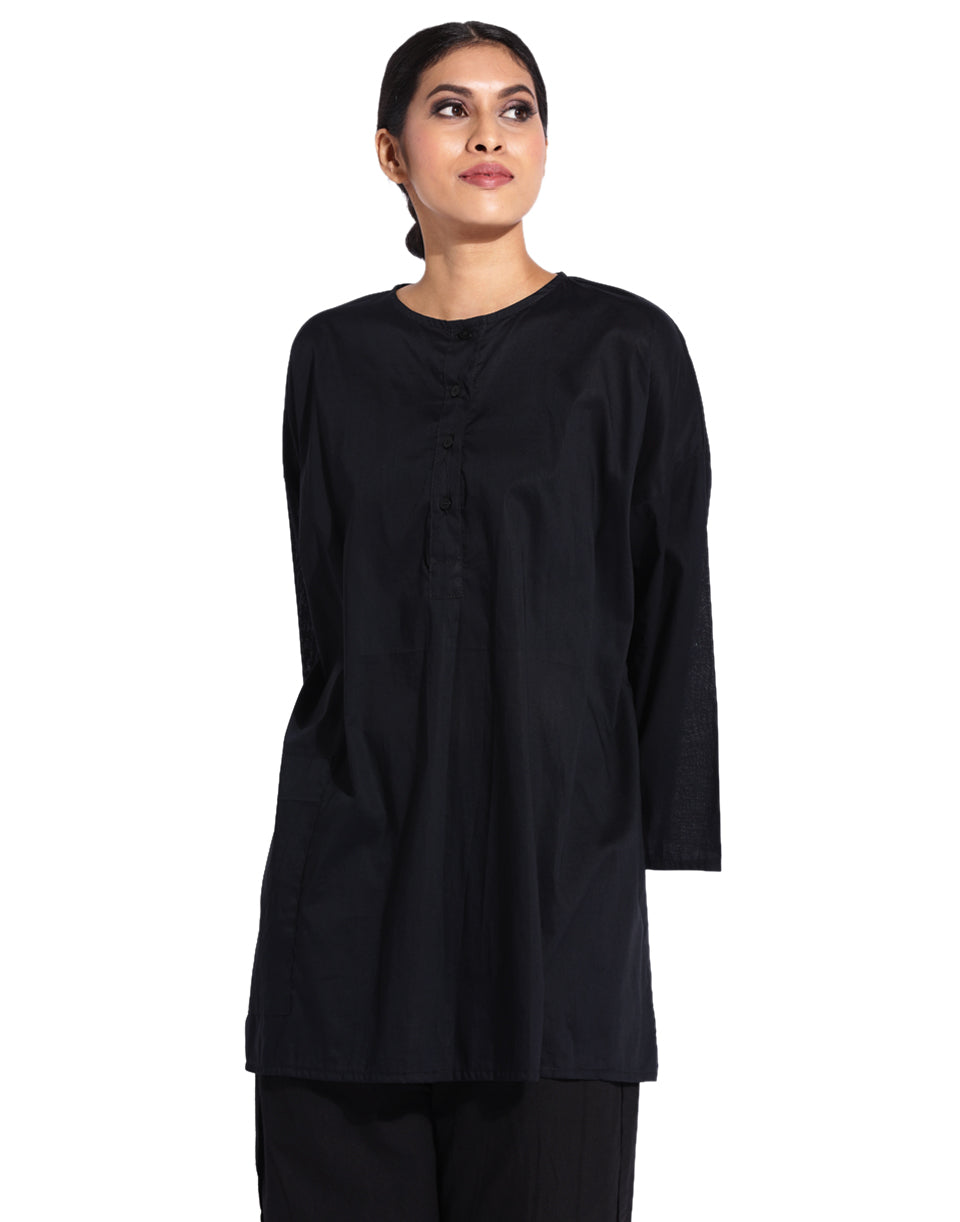 Black Very Loose Kurta Shirt