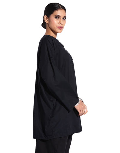 Black Very Loose Kurta Shirt