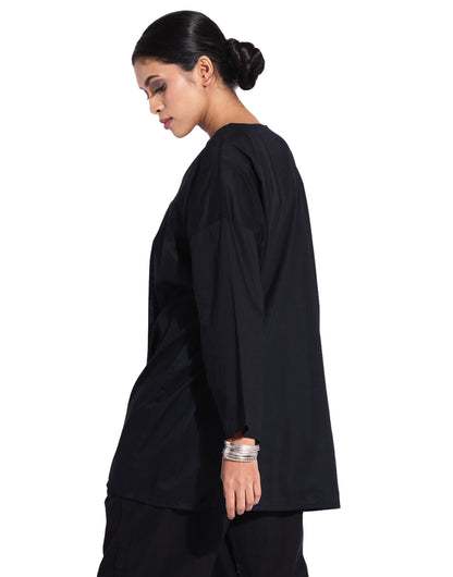 Black Very Loose Kurta Shirt