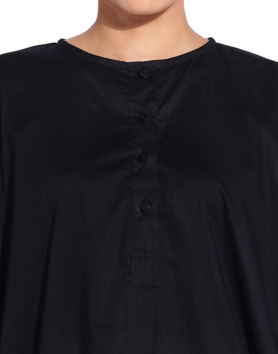 Black Very Loose Kurta Shirt