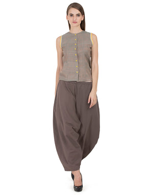 Khaki Khadi Gurgaon Camisole