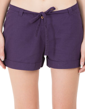 Purple Machilipatnam Shorts
