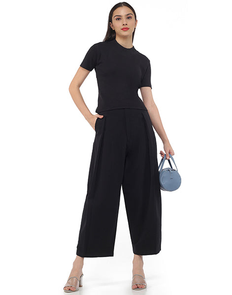 Black Pleated pant