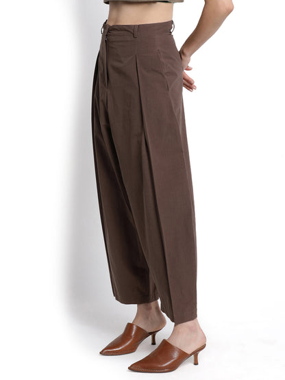 Tobacco Pleated Pant