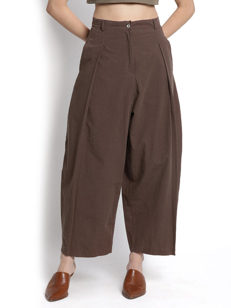 Tobacco Pleated Pant